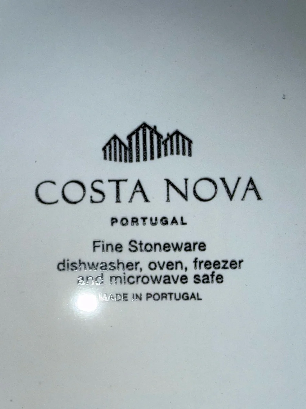 Costa Nova White Beaded Edge 6” Dessert Plates - Set of 4